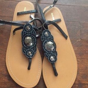Beaded sandals